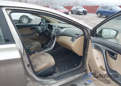 2013 Hyundai Elantra Gls from USA, damaged, VIN 5NPDH4AEXDH419655